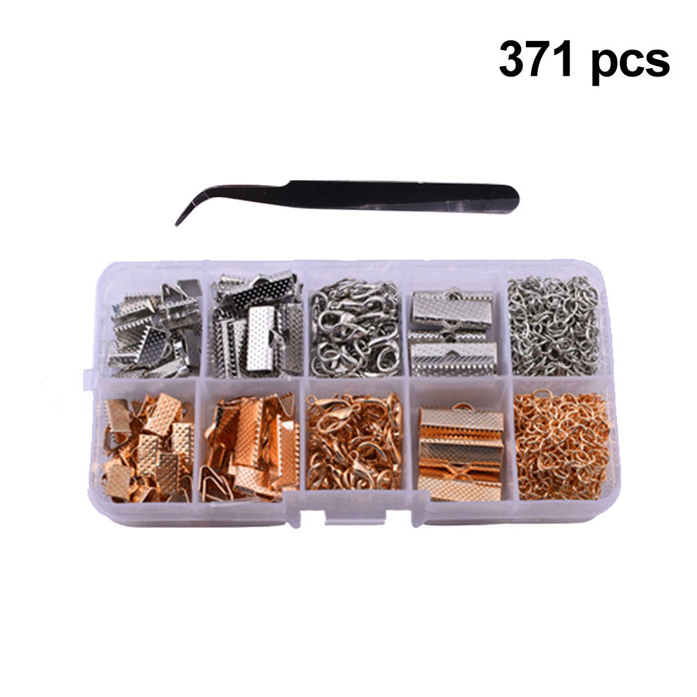 Jewelry Making Diy Kit - 371 Parça Altın Kolye Tokası Takı