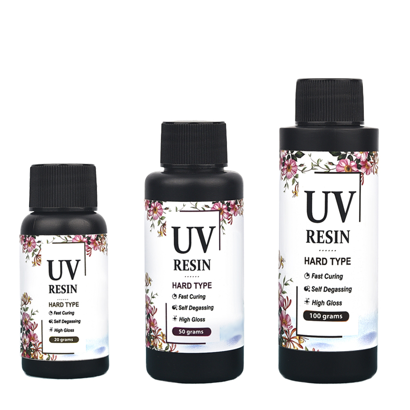 Jewelry Making Uv Resin Kit - 20g/50g/100g Kristal Reçine UV Tutkal DIY