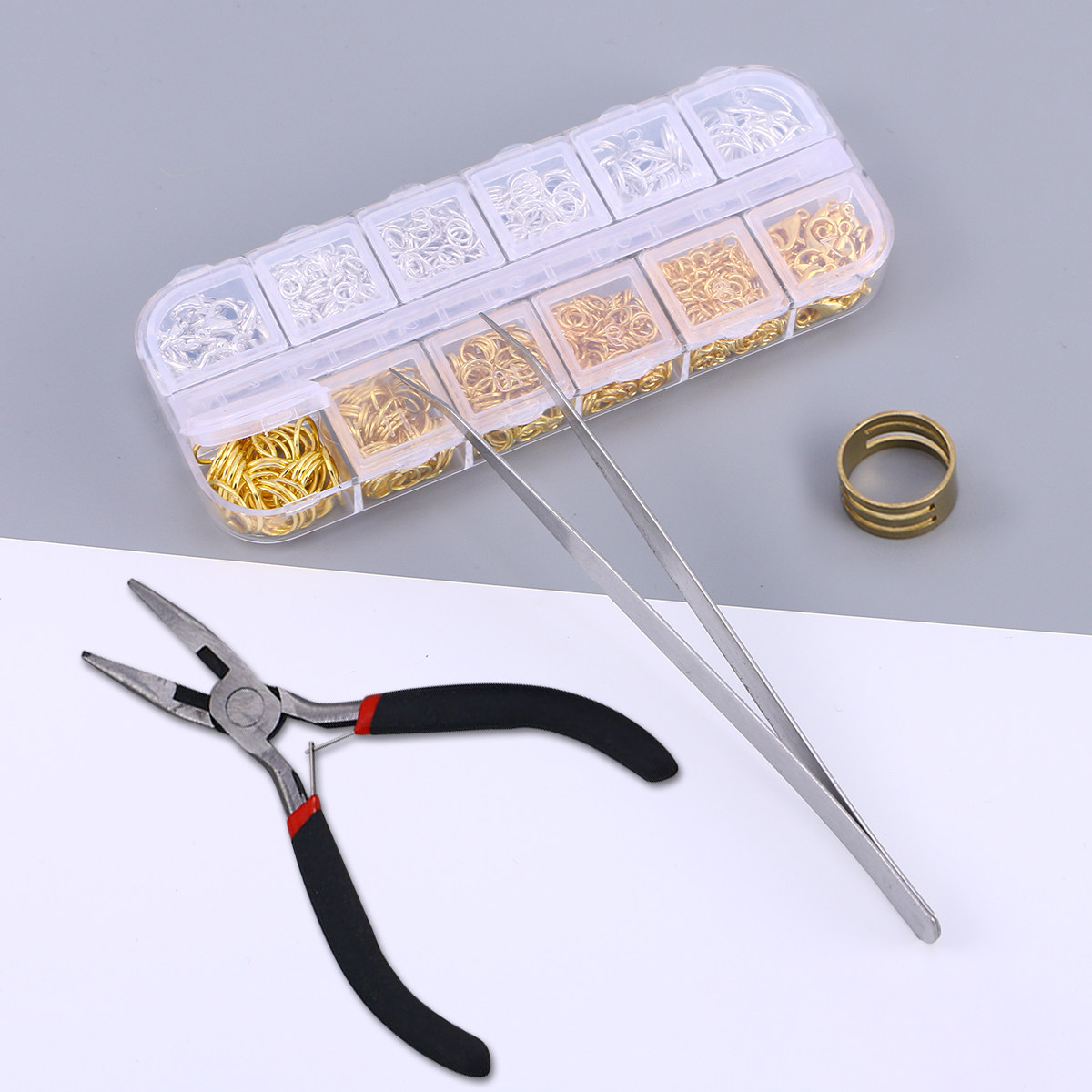 Lobster Clasp Silver - 1200 Adet Takı Aksesuarları Kombinasyon Seti
