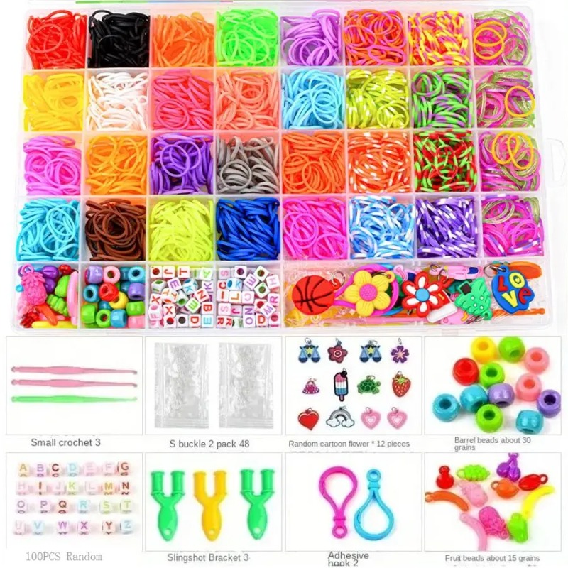 Jewelry Making Diy Kit - 4300+ adet 32 renkli canlı renkli