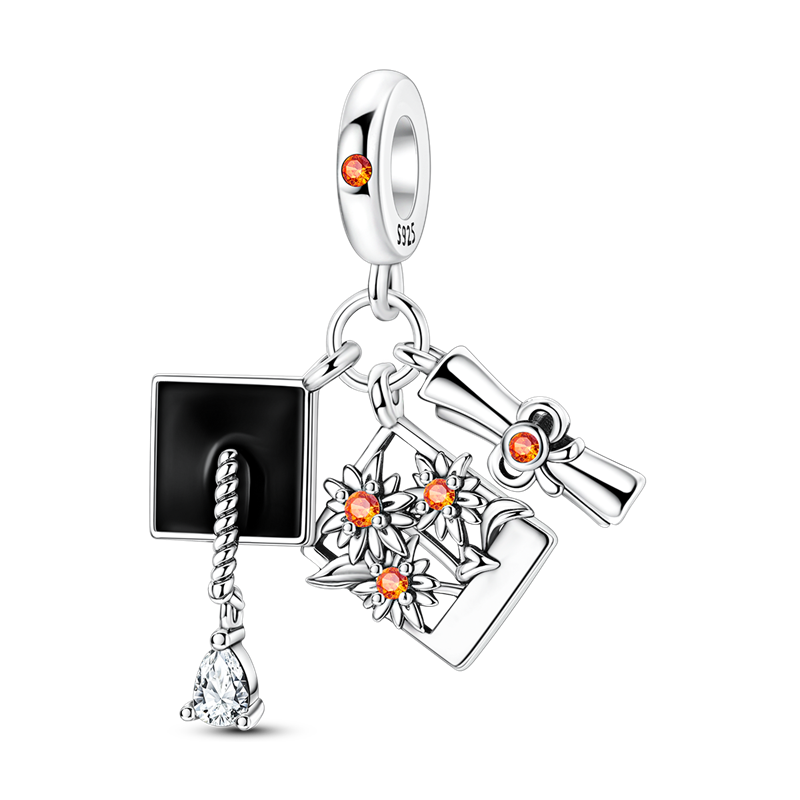 Jewelry Making Diploma - Grad Set Charms 925 Ayar Gümüş