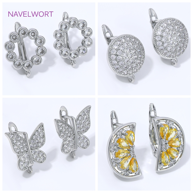 Jewelry Making Designs - 18 Ayar Altın Kaplama Yelpaze Şeklinde