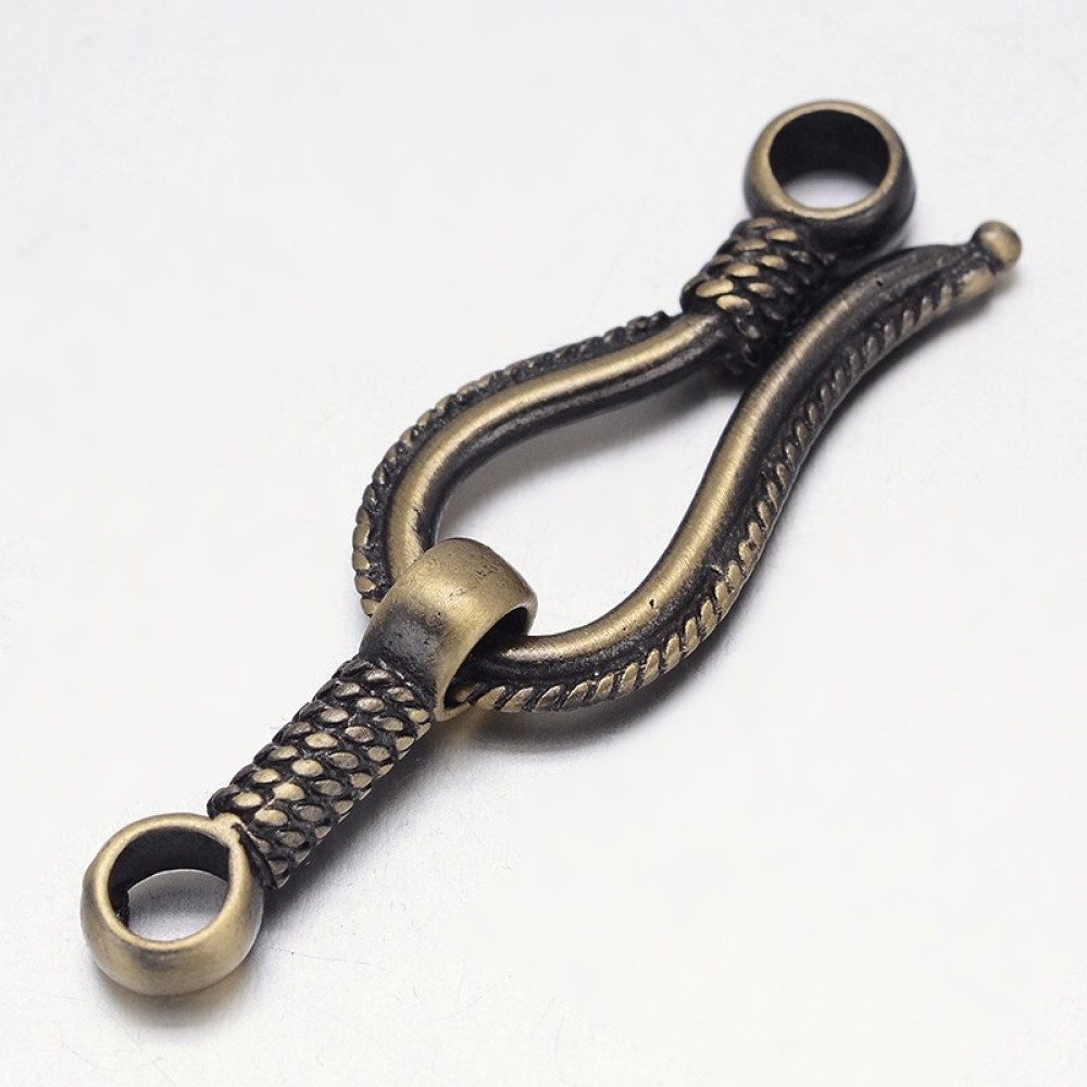Lobster Clasp Silver - Raf Kaplama Pirinç Kanca ve S-Kanca