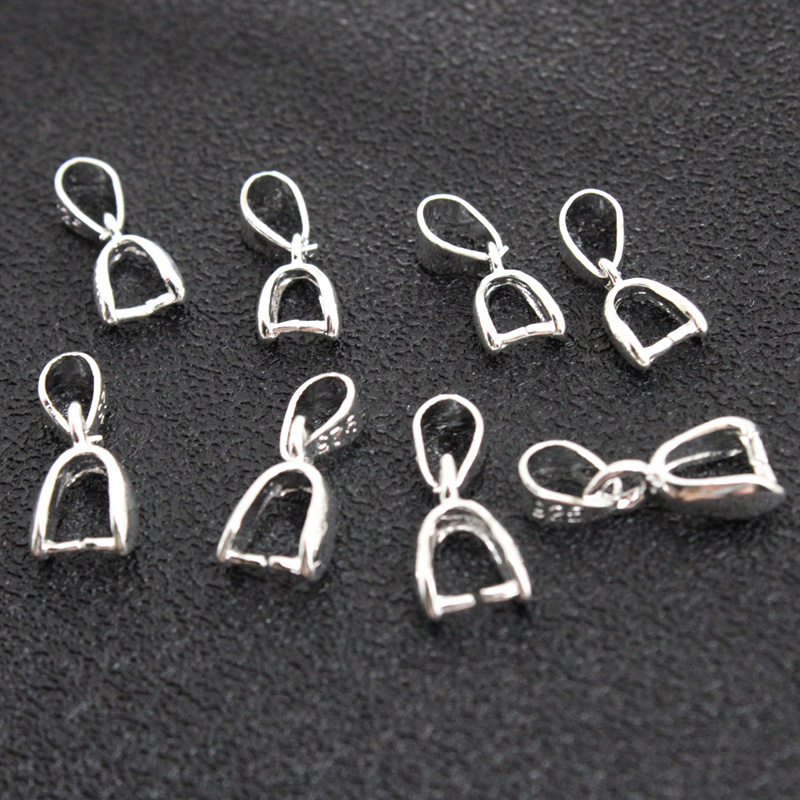 Lobster Clasp Silver - 10 adet 925 ayar gümüş kaplama