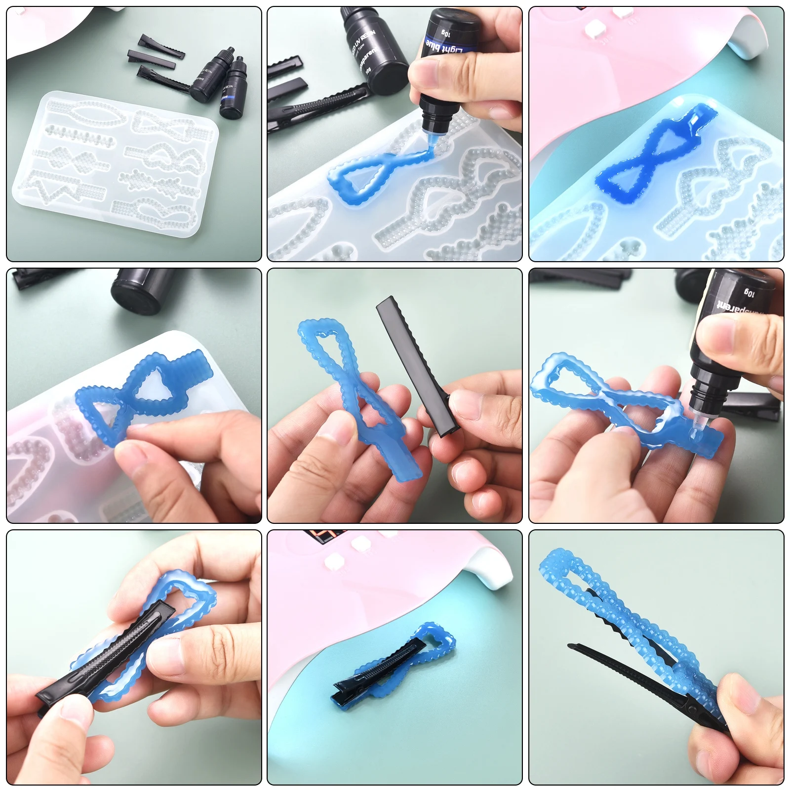 17 Renk UV Reçine Tutkal 10 ml - Jewelry Making Uv Resin Kit incelemesi ve fiyatı