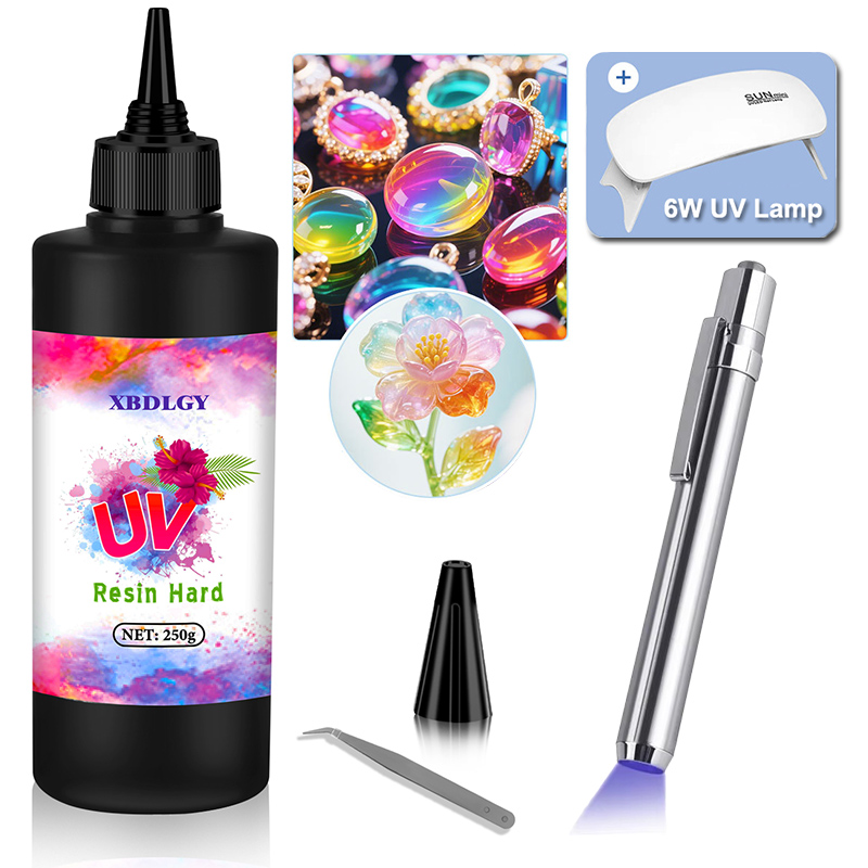 200g/250g/500g UV Reçine Sert  - Jewelry Making Uv Resin Kit incelemesi ve fiyatı