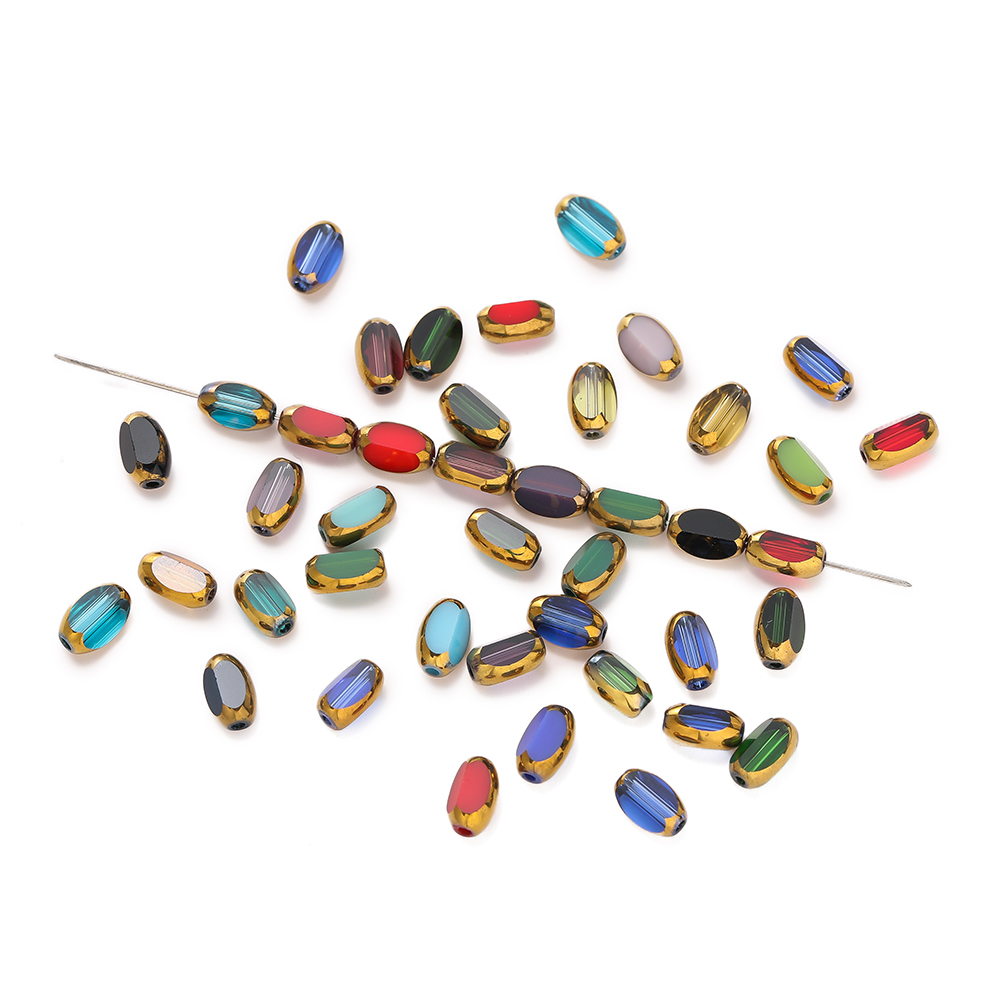20 adet/grup Oval Cam Boncuk K - Crystal Bead Mix incelemesi ve fiyatı