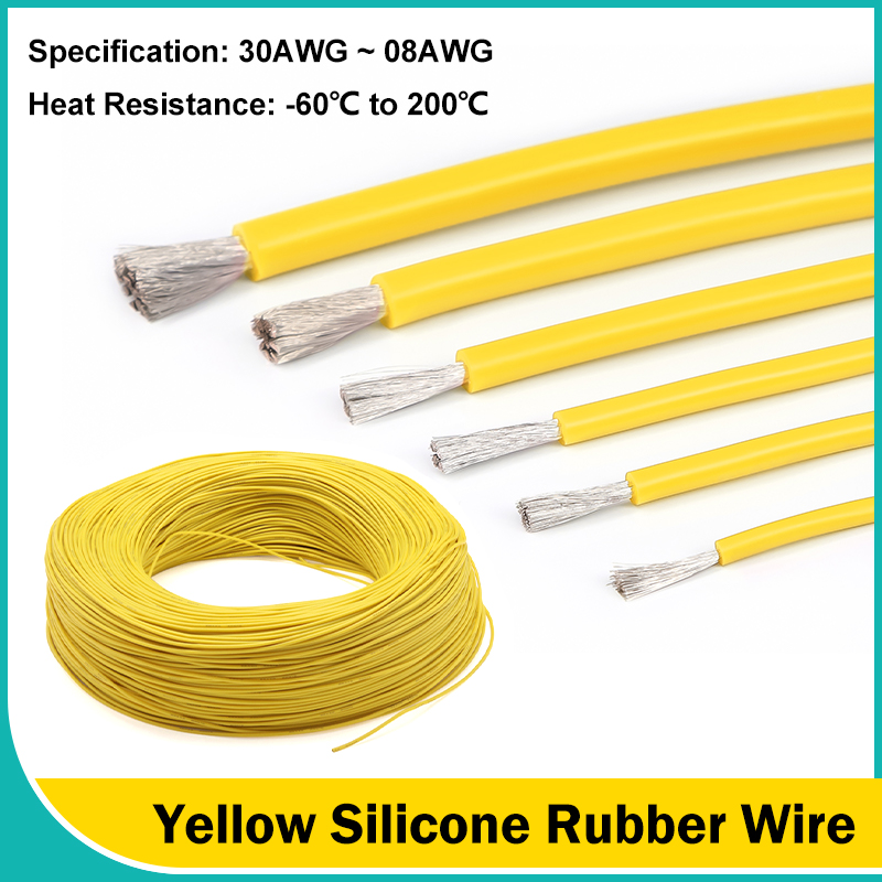 Sarı Yumuşak Silikon Kauçuk Te - Wire 22 Gauge Copper incelemesi ve fiyatı