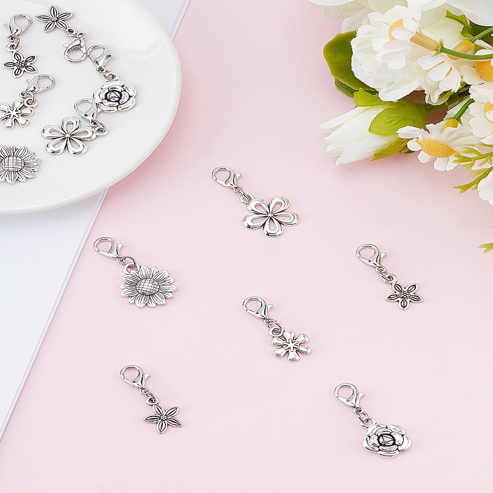 12 Adet 6 Stil Alaşım Kolye Sü - Lobster Clasp Silver incelemesi ve fiyatı