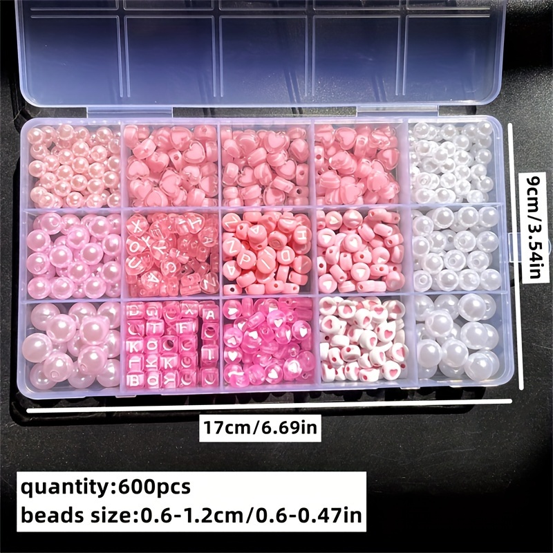 10 Parçalı Pembe Alfabe Kutusu - Jewelry Making Organizer Box incelemesi ve fiyatı