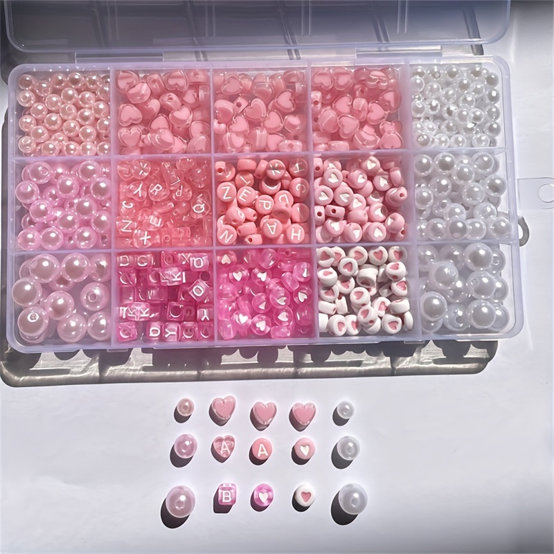 10 Parçalı Pembe Alfabe Kutusu - Jewelry Making Organizer Box incelemesi ve fiyatı