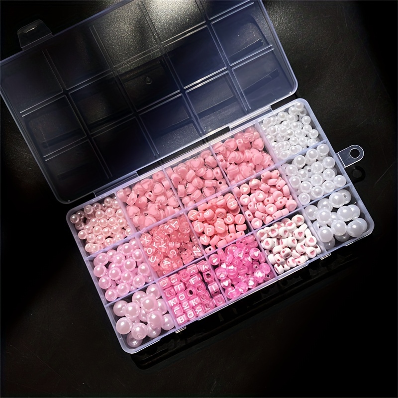 10 Parçalı Pembe Alfabe Kutusu - Jewelry Making Organizer Box incelemesi ve fiyatı