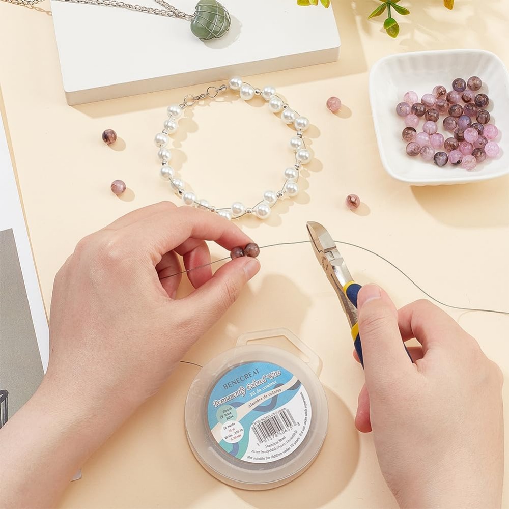 19 Tel Boncuk Dize Tel (0.015  - Jewelry Making Diy Kit incelemesi ve fiyatı