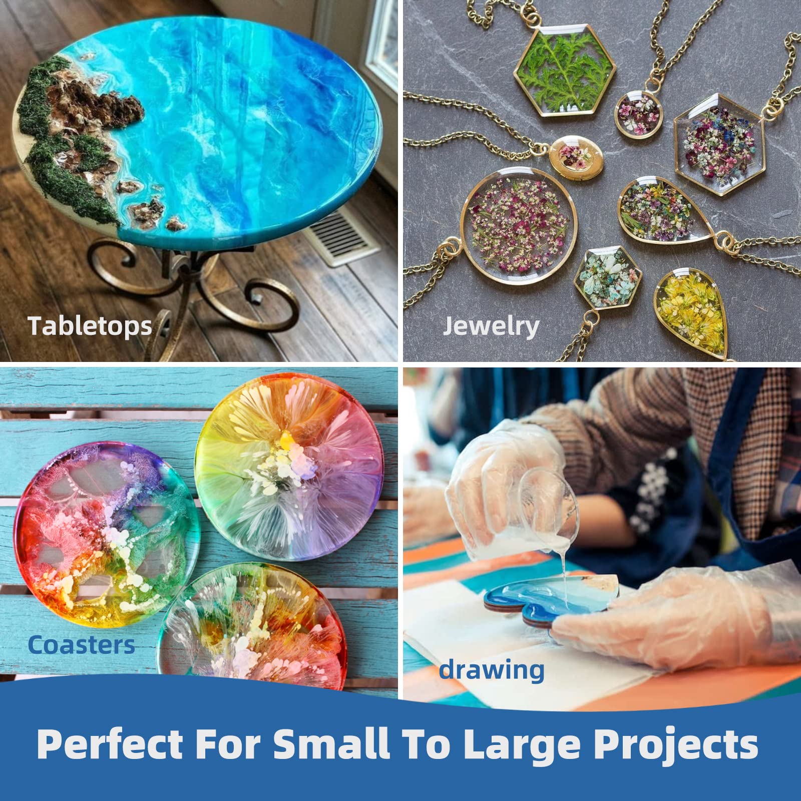 250ml-1000ml Epoksi Reçine Dök - Jewelry Making Uv Resin Kit incelemesi ve fiyatı
