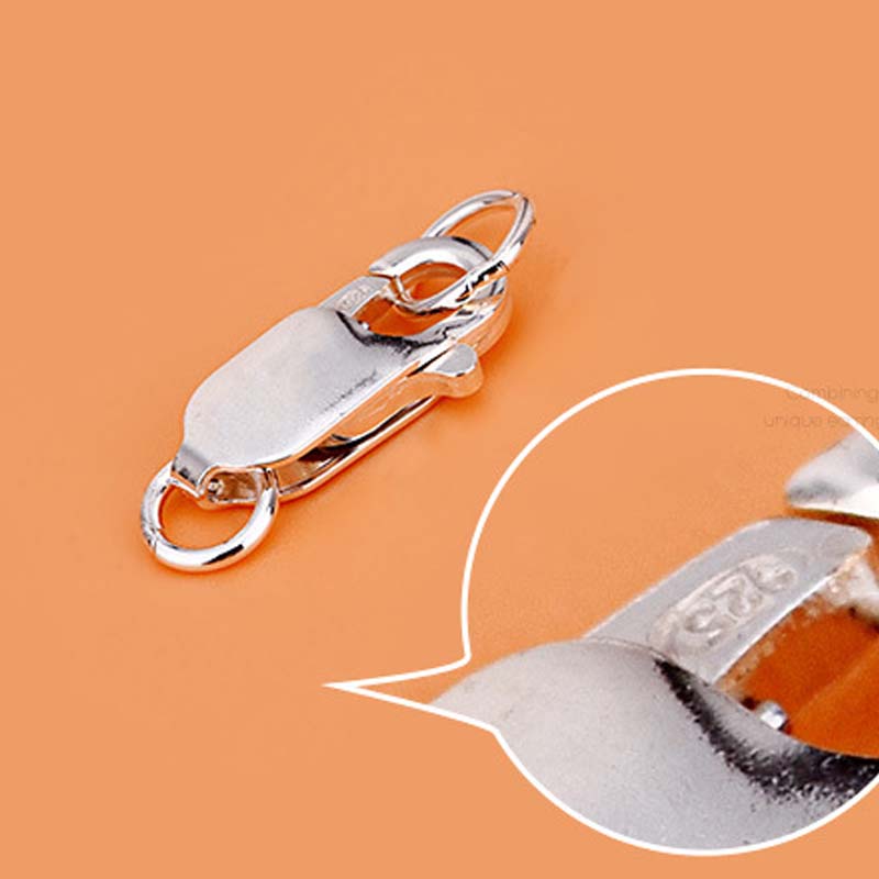 Hakiki Gerçek Saf 925 Ayar Güm - Lobster Clasp Silver incelemesi ve fiyatı