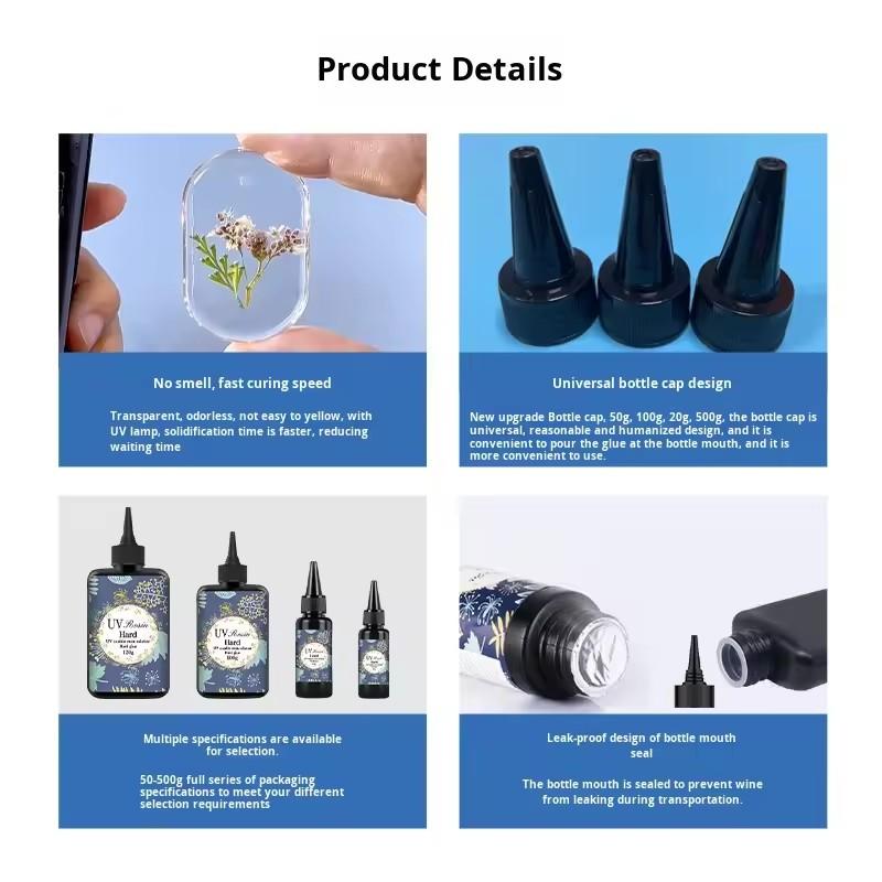 1/2 adet kristal berraklığında - Jewelry Making Uv Resin Kit incelemesi ve fiyatı