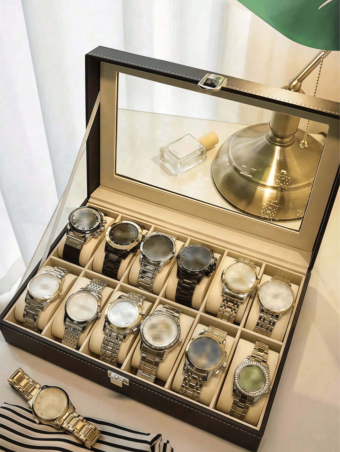 Kilitli Deri Saat Kutusu, Büyü - Jewelry Making Organizer Box incelemesi ve fiyatı