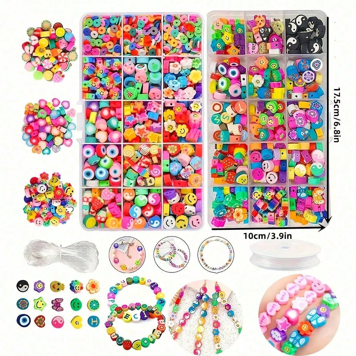 1450/1200/250 adet Polimer Kil - Jewelry Making Organizer Box incelemesi ve fiyatı