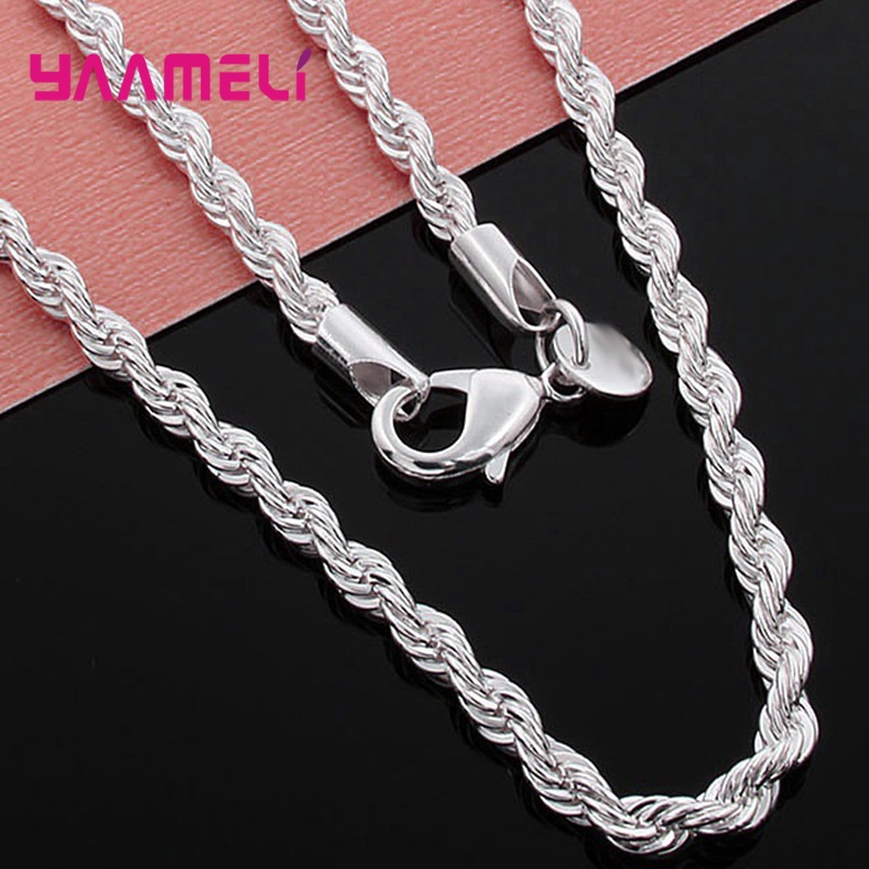 Üst satış gerçek saf 925 ayar  - Lobster Clasp Silver incelemesi ve fiyatı