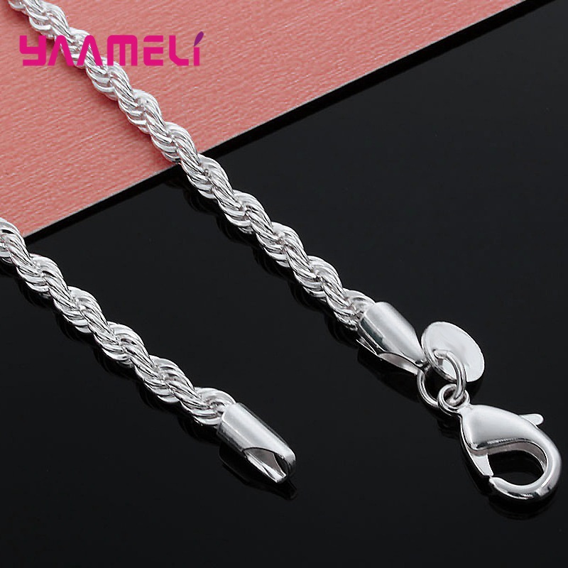 Üst satış gerçek saf 925 ayar  - Lobster Clasp Silver incelemesi ve fiyatı