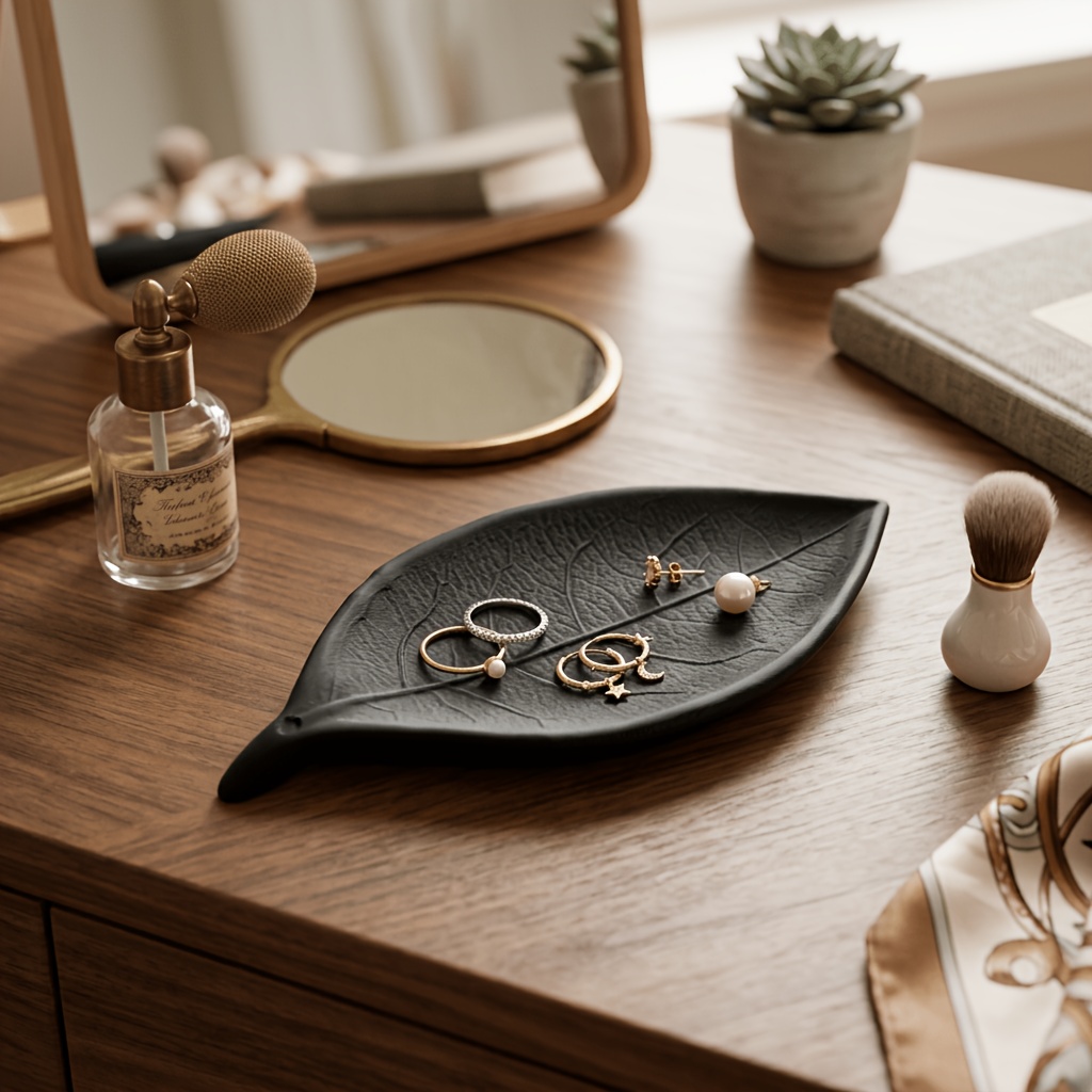 Minimalist 3D Yaprak Şeklinde  - Jewelry Making Desk incelemesi ve fiyatı