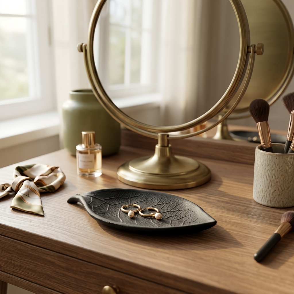 Minimalist 3D Yaprak Şeklinde  - Jewelry Making Desk incelemesi ve fiyatı