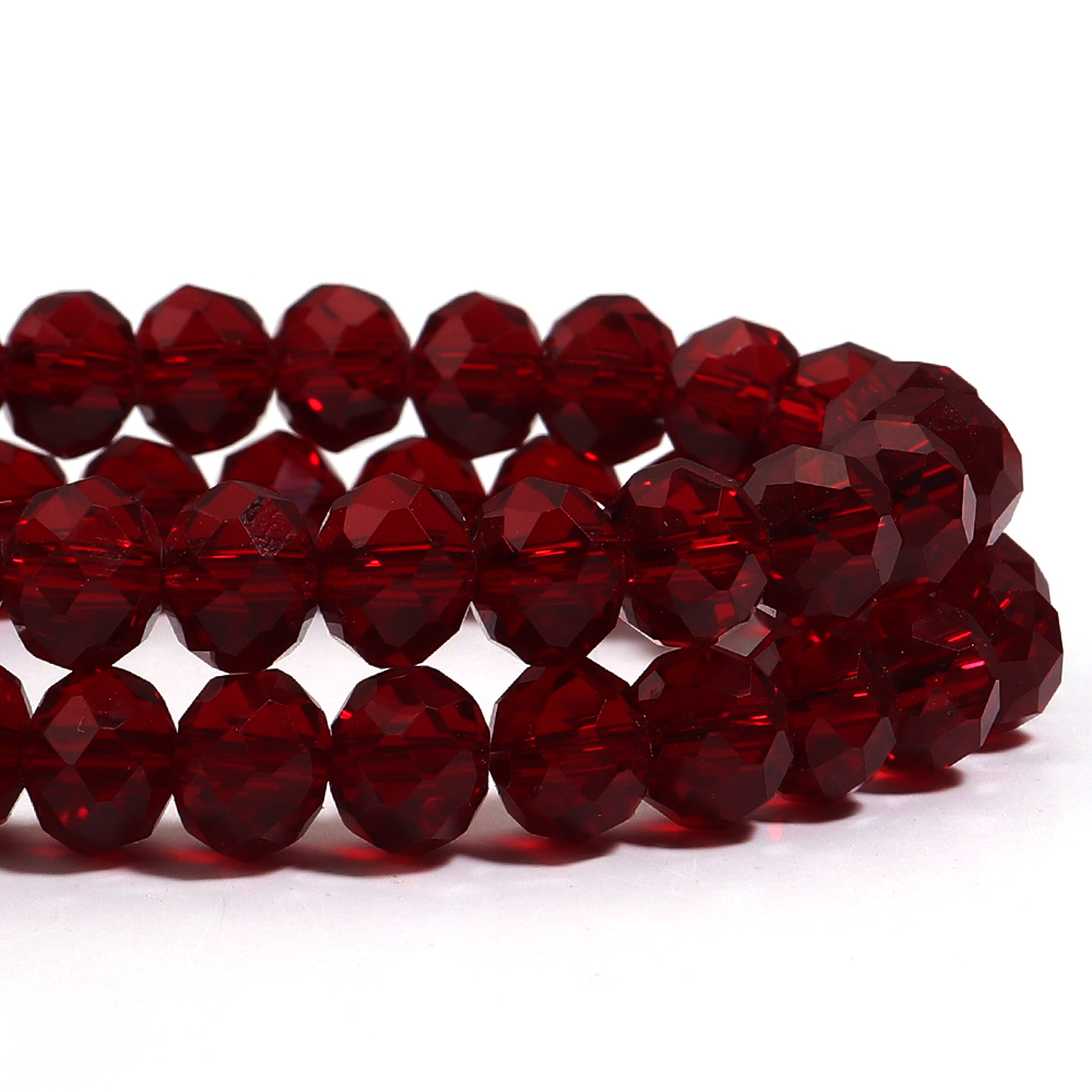 1 iplikçik/lot nar kırmızısı f - Crystal Bead Mix incelemesi ve fiyatı