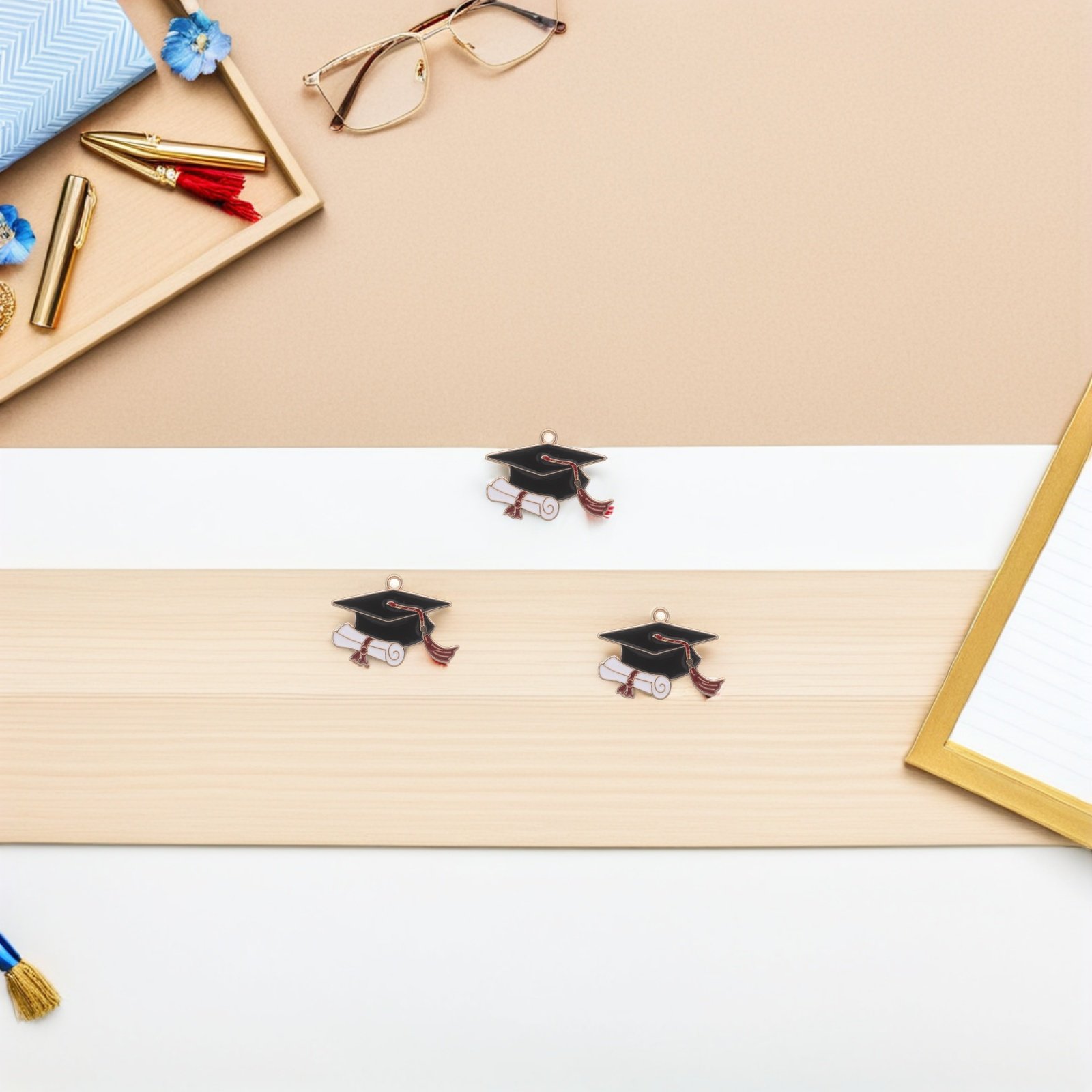50 Adet Mezuniyet Kepi Kolye U - Jewelry Making Diploma incelemesi ve fiyatı