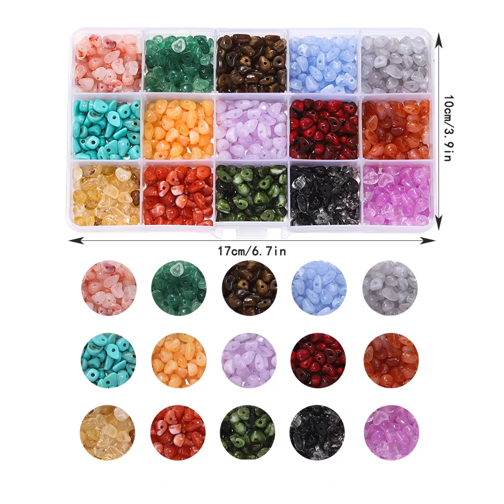 Yaklaşık 525 adet/kutu Taklit  - Jewelry Making Organizer Box incelemesi ve fiyatı