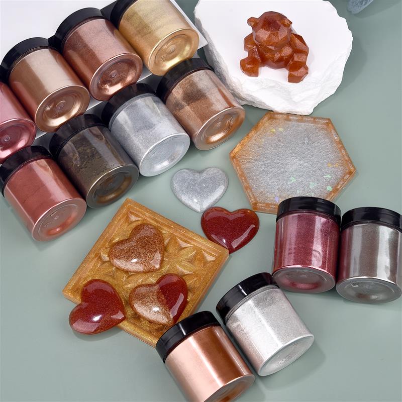 50g pırıltılı metalik altın gü - Jewelry Making Uv Resin Kit incelemesi ve fiyatı