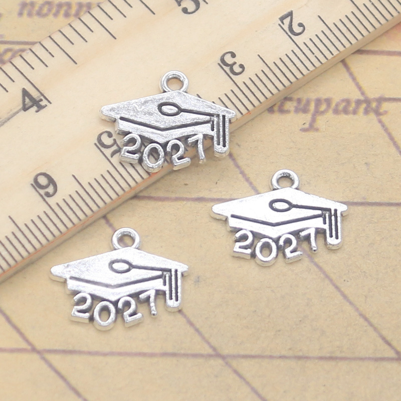 30 adet Charms 2027 Mezuniyet  - Jewelry Making Diploma incelemesi ve fiyatı