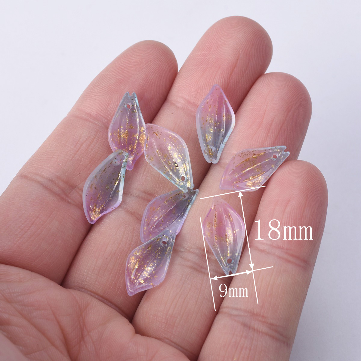 10 adet çiçek yaprağı şekli 18 - Jewelry Making Qc incelemesi ve fiyatı
