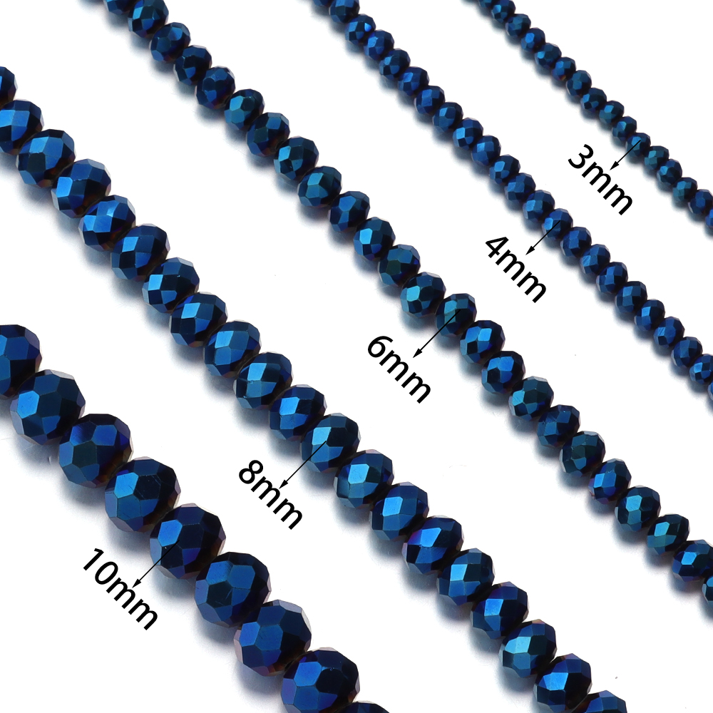 1 şerit/lot 3 4 6 8 10mm Ronde - Crystal Bead Mix incelemesi ve fiyatı