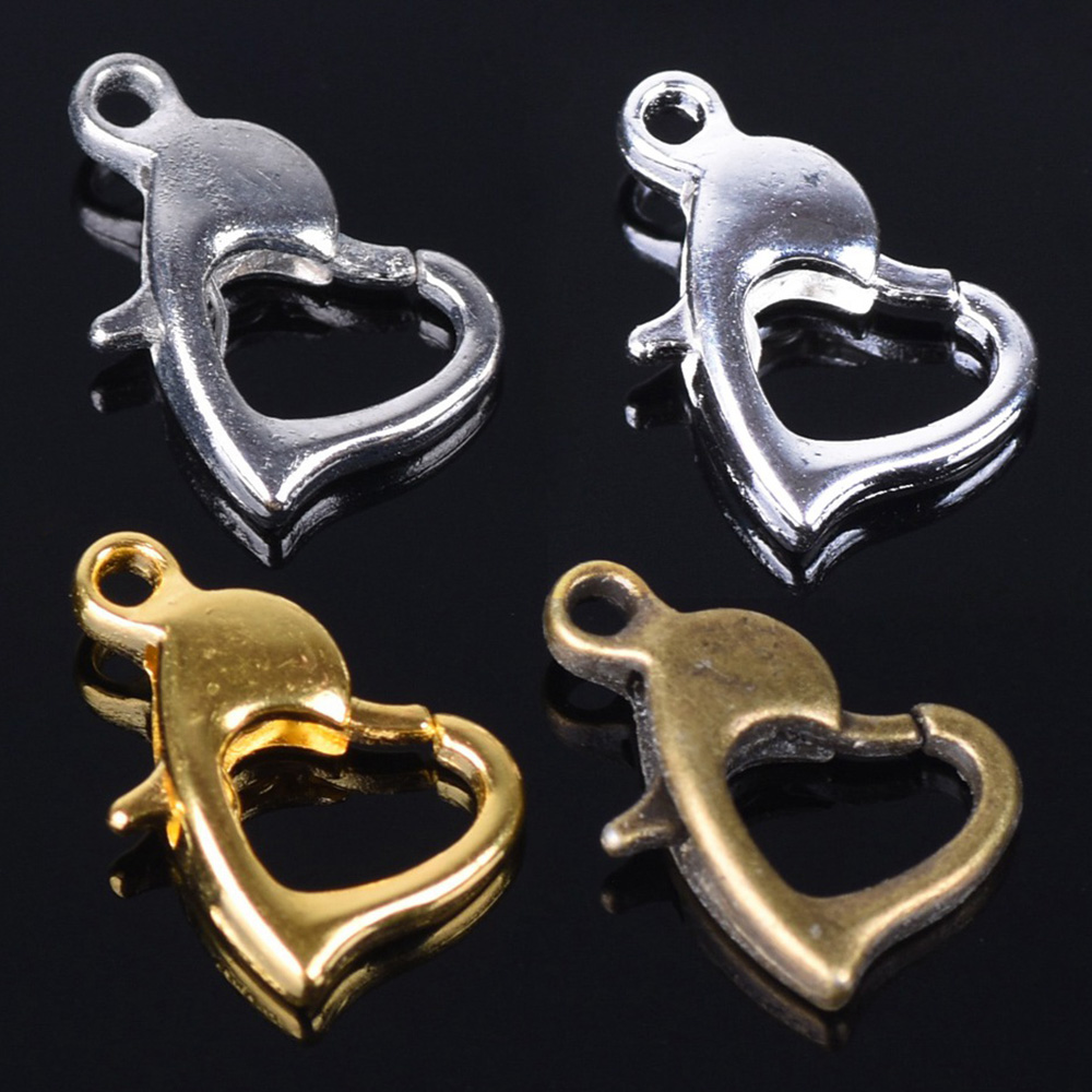 30 adet 12x8mm altın/gümüş/bro - Lobster Clasp Silver incelemesi ve fiyatı