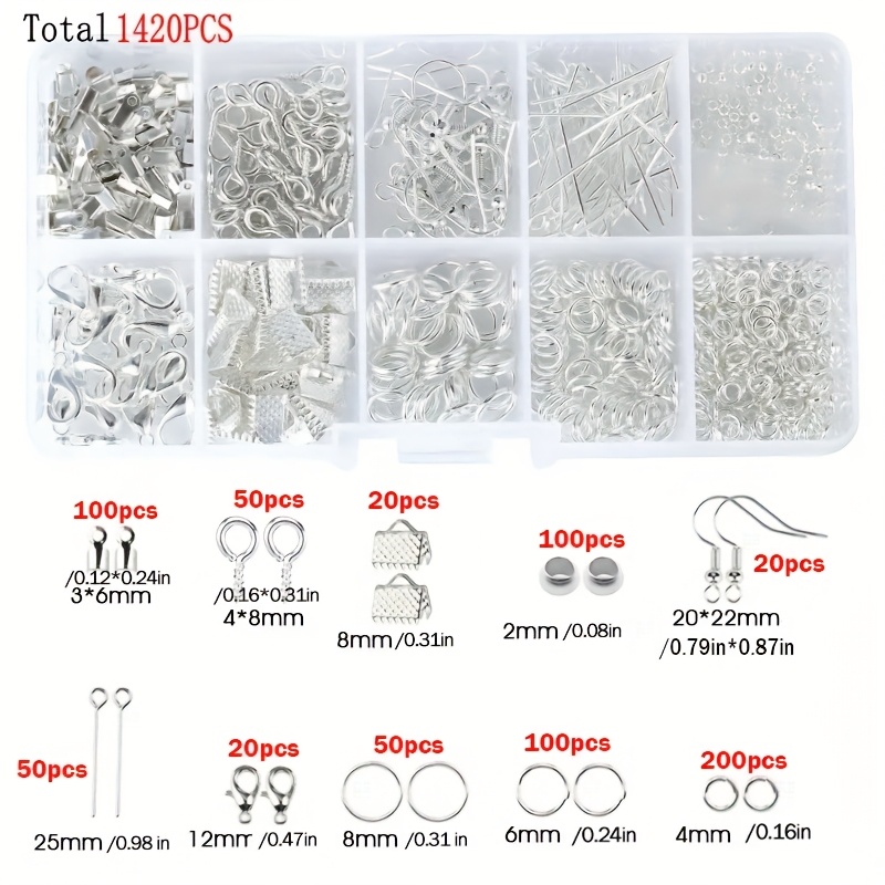 1420 adet 1 kutu Takı Bulgular - Jewelry Making Diy Kit incelemesi ve fiyatı
