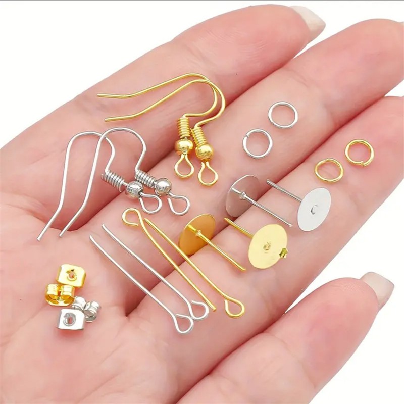1 takım kutu kulak kancası tek - Jewelry Making Organizer Box incelemesi ve fiyatı