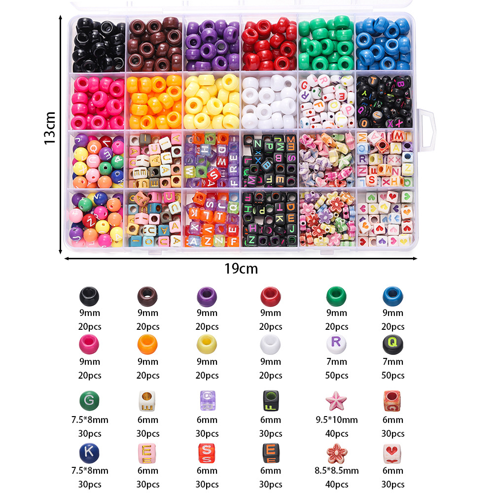 1 kutu renkli akrilik midilli  - Jewelry Making Organizer Box incelemesi ve fiyatı