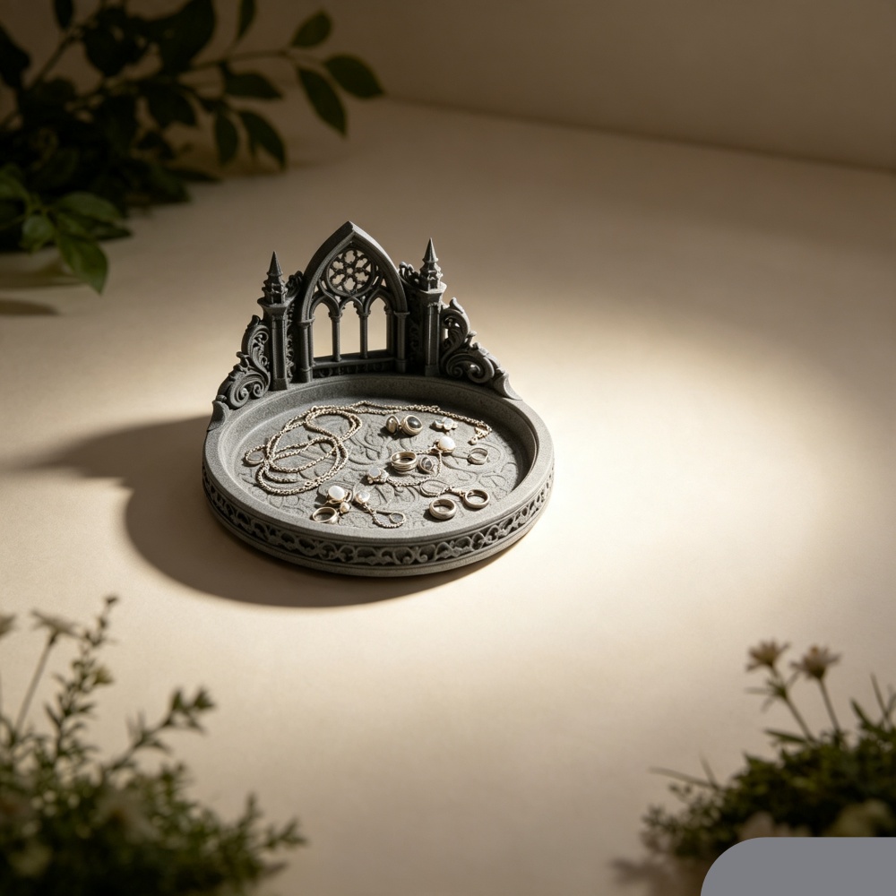 3D Baskılı Beyaz Gotik Katedra - Jewelry Making Desk incelemesi ve fiyatı