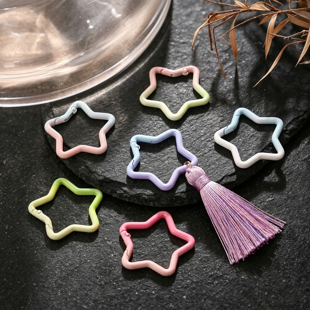 5 adet degrade yıldız şekli ya - Jewelry Making Designs incelemesi ve fiyatı