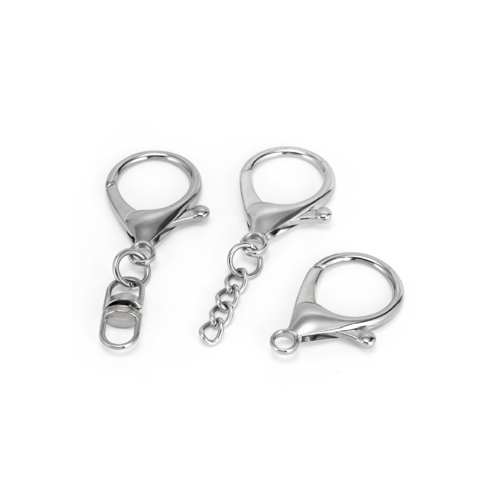 10 adet gümüş renk büyük ıstak - Lobster Clasp Silver incelemesi ve fiyatı